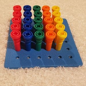 Peg Board Toddler Learning Toy - Fine Motor Skills